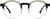 Front view of Premium Round Glasses 4461112 in Gray thumbnail