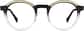 Front view of Premium Round Glasses 4461112 in Gray thumbnail