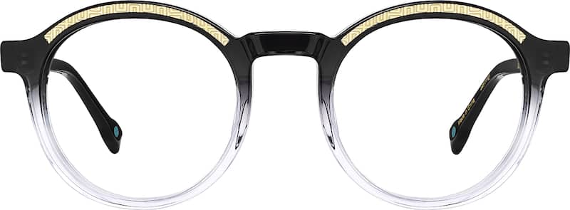 Gray Premium Round Glasses
