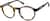 Angle view of Premium Round Glasses 4461125 in Tortoiseshell thumbnail