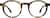 Front view of Premium Round Glasses 4461125 in Tortoiseshell thumbnail