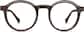Front view of Premium Round Glasses 4461139 in Pattern thumbnail