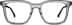 Premium Square Glasses 4461212 in Gray