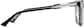 Side view of Premium Square Glasses 4461212 in Gray thumbnail