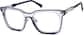 Angle view of Premium Square Glasses 4461216 in Blue thumbnail