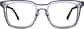 Front view of Premium Square Glasses 4461216 in Blue thumbnail