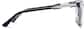 Side view of Premium Square Glasses 4461216 in Blue thumbnail