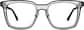 Front view of Premium Square Glasses 4461221 in Black thumbnail
