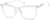 Angle view of Premium Square Glasses 4461230 in White thumbnail