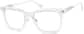 Angle view of Premium Square Glasses 4461230 in White thumbnail