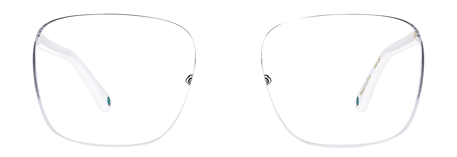 Photogenic　SG　人気のホワイト White Premium Square Glasses #4461230 | Zenni Optical
