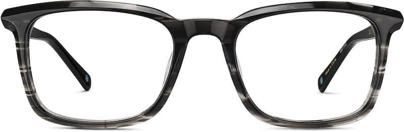 Black Marble Premium Rectangle Glasses