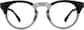 Front view of Voyager Glasses 4461421 in Black thumbnail
