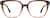 Front view of Premium Cat-Eye Glasses 4461515 in Brown thumbnail