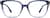 Front view of Premium Cat-Eye Glasses 4461516 in Blue thumbnail
