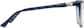 Side view of Premium Square Glasses 4461516 in Blue thumbnail