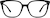 Front view of Premium Cat-Eye Glasses 4461521 in Black thumbnail