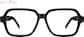 Front view of Sweet Corns Glasses 4461821 in Black thumbnail