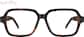 Front view of Sweet Corns Glasses 4461825 in Tortoiseshell thumbnail