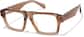 Angle view of Les lunettes de référence or 4461915 in Brun thumbnail