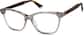 Angle view of Cat-Eye Glasses 4462212 in Gray thumbnail