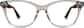 Front view of Cat-Eye Glasses 4462212 in Gray thumbnail