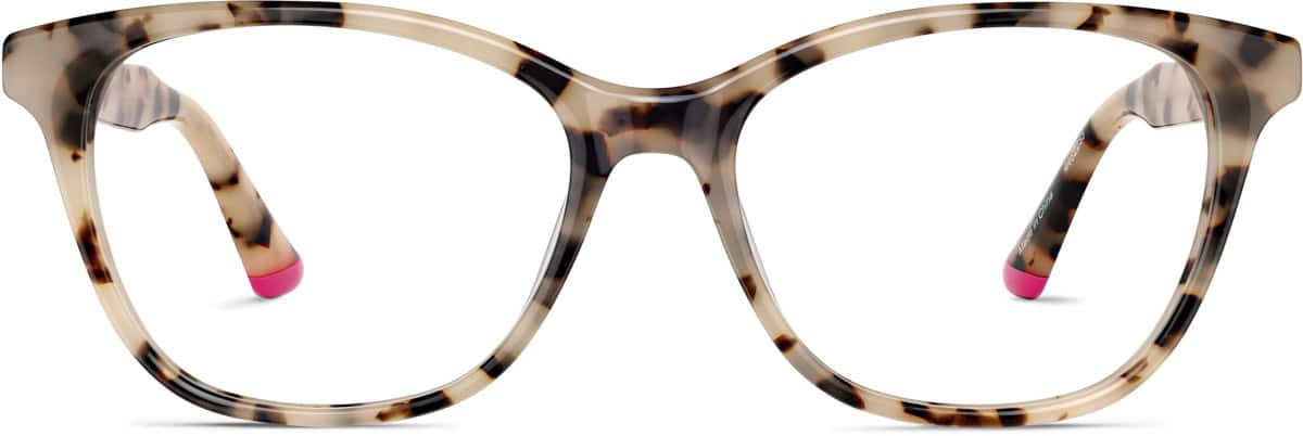 Front view of Cat-Eye Glasses 4462235 in Tortoiseshell