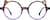 Front view of Kids' Round Glasses 4462317 in Purple thumbnail