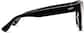 Side view of Square Glasses 4462421 in Black thumbnail