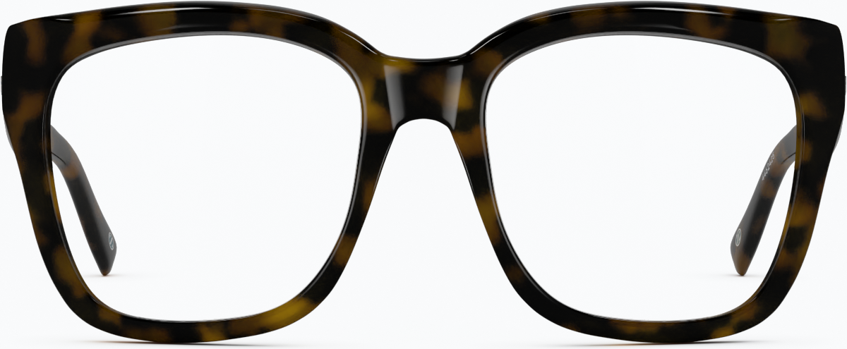 Front view of Square Glasses 4462425 in Tortoiseshell thumbnail