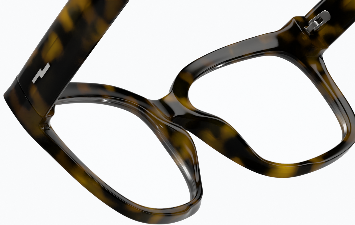 See-through view of Square Glasses 4462425 in Tortoiseshell thumbnail