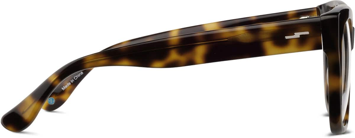 Side view of Square Glasses 4462425 in Tortoiseshell