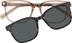 Square Magnetic Snap-On Set 4462515 in Brown
