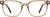 Front view without clip-on of Square Magnetic Snap-On Set 4462515 in Brown thumbnail