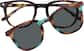 Front view of Kids' Square Magnetic Snap-On Set 4462625 in Tortoiseshell thumbnail