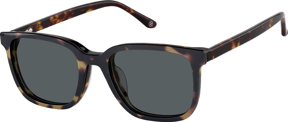 Angle view of Rectangle Magnetic Snap-On Set 4462725 in Tortoiseshell