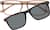 Front view of Rectangle Magnetic Snap-On Set 4462815 in Brown thumbnail