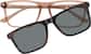 Front view of Rectangle Magnetic Snap-On Set 4462815 in Brown thumbnail