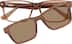 Rectangle Magnetic Snap-On Set 4462915 in Brown