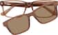 Front view of Rectangle Magnetic Snap-On Set 4462915 in Brown thumbnail