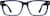 Front view without clip-on of Rectangle Magnetic Snap-On Set 4462916 in Blue thumbnail