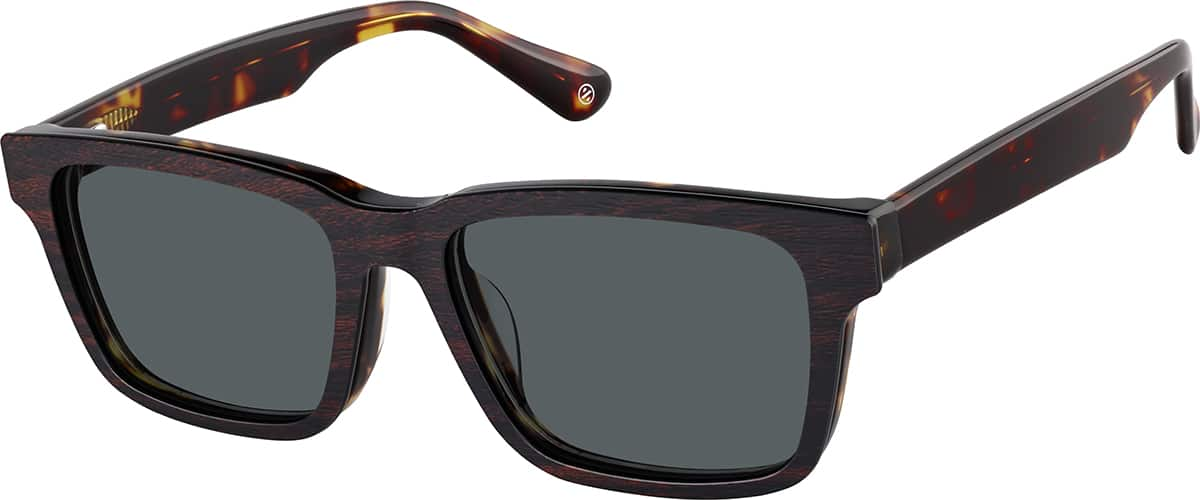 Angle view of Rectangle Magnetic Snap-On Set 4462925 in Tortoiseshell