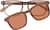 Front view of Square Magnetic Snap-On Set 4463215 in Brown thumbnail