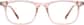 Front view without clip-on of Kids' Rectangle Magnetic Snap-On Set 4463319 in Pink thumbnail