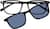 Front view of Kids' Rectangle Magnetic Snap-On Set 4463321 in Black thumbnail