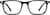 Front view without clip-on of Kids' Rectangle Magnetic Snap-On Set 4463321 in Black thumbnail