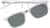 Front view of Kids' Rectangle Magnetic Snap-On Set 4463323 in Clear thumbnail