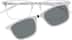 Kids' Rectangle Magnetic Snap-On Set 4463323 in Clear