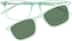 Kids' Rectangle Magnetic Snap-On Set 4463324 in Green