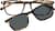 Front view of Kids' Rectangle Magnetic Snap-On Set 4463325 in Tortoiseshell thumbnail